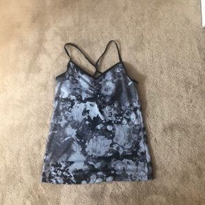 Abstract print workout tank